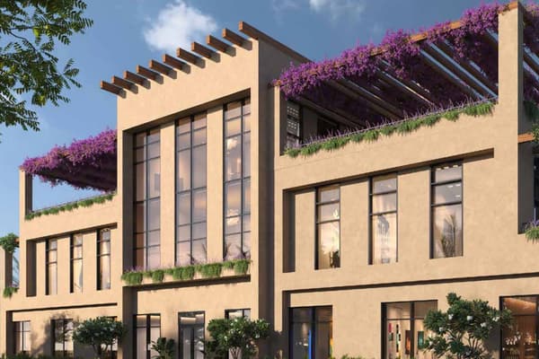 The Sattva Ekatra clubhouse with planted pergolas on its terraces, artist's impression