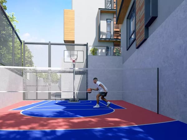 The multipurpose court, artist's impression