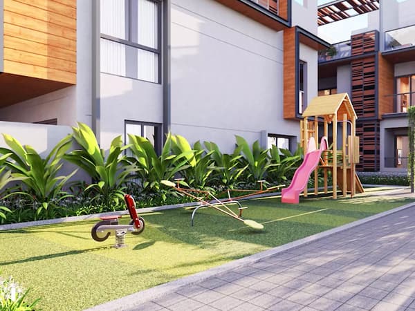 The kids' play area, artist's impression