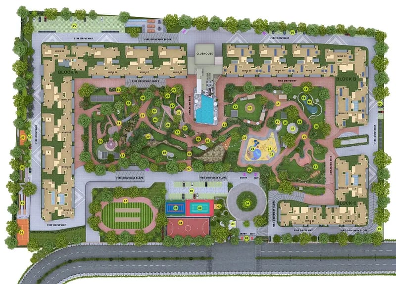 Sattva Vasanta Skye master plan